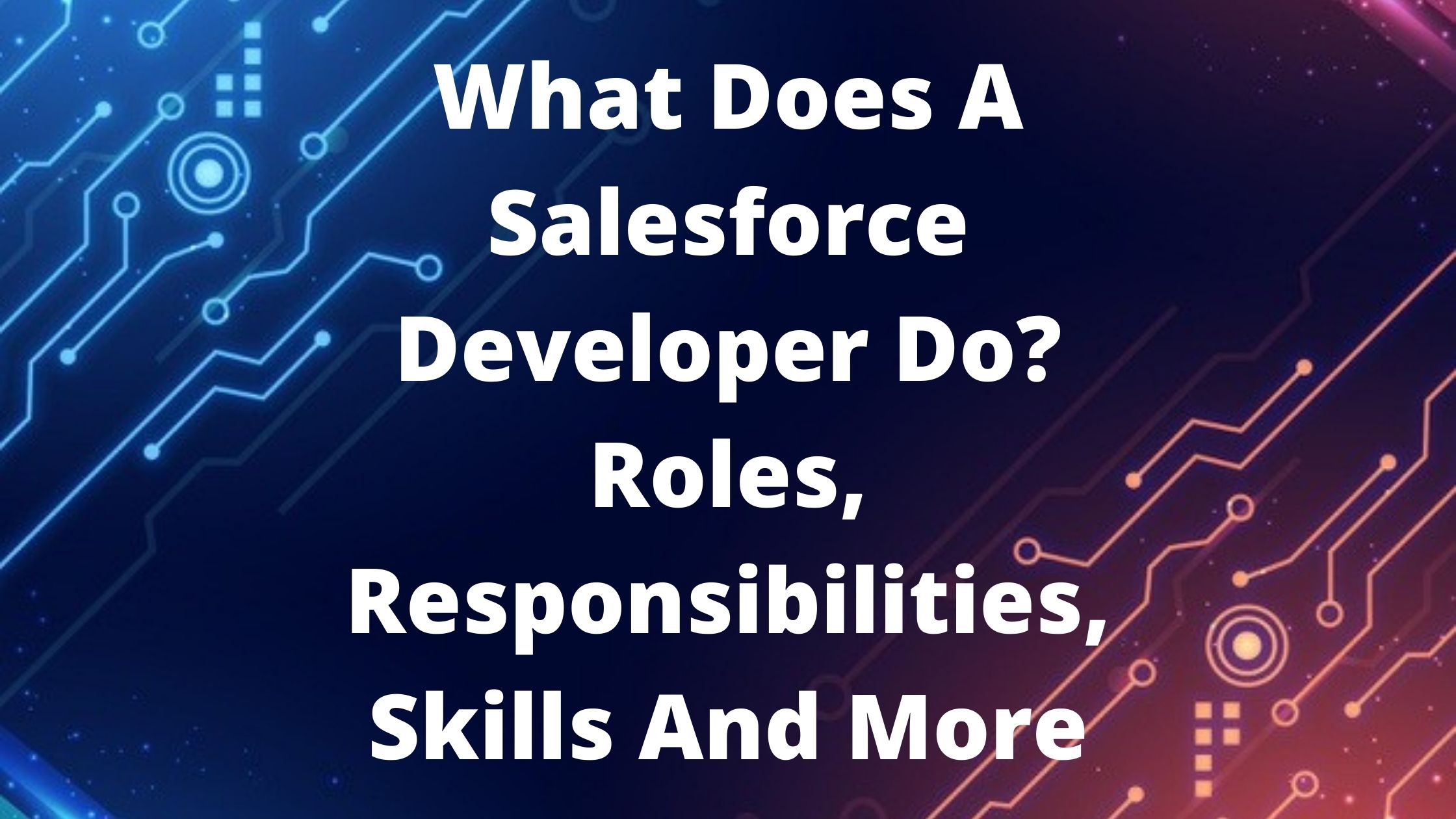 What Is a Salesforce Developer?